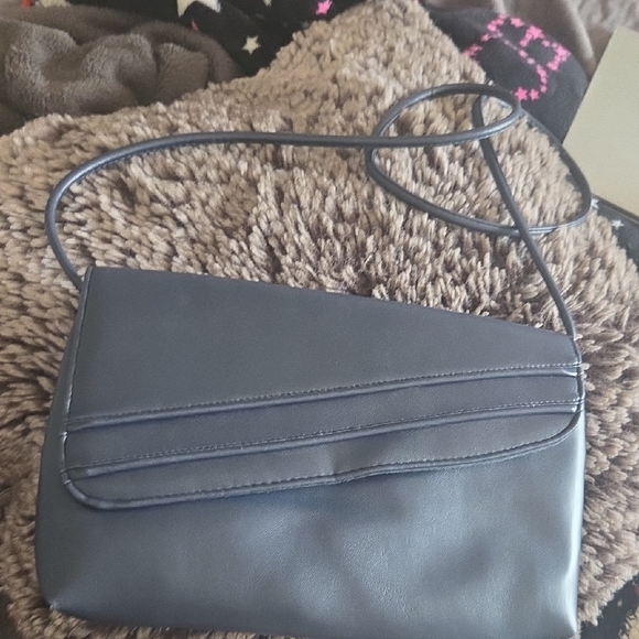 Handbags - Navy Blue Minimalist Crossbody Bag / Evening Bag